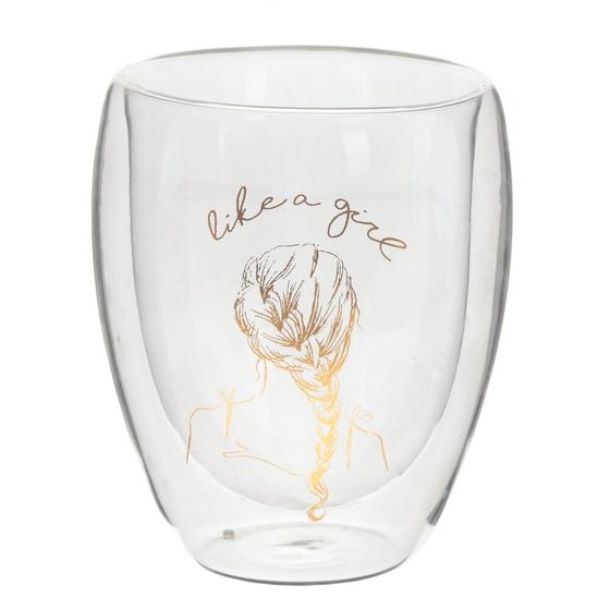 Стакан, 350 мл, L9,5 W9,5 H11 см, дизайн микс