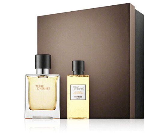 Hermès Terre d&#39;Hermès 50 ml EdT Set mit Hair and Body Shower Gel