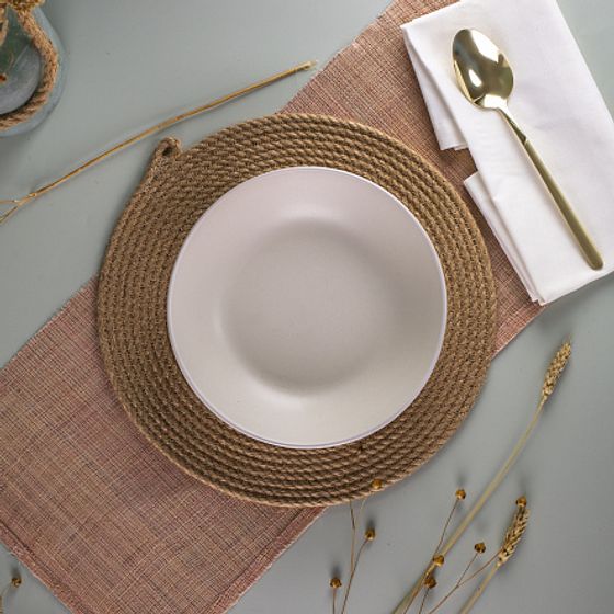 Тарелка суповая SCANDY MILK 20.5см