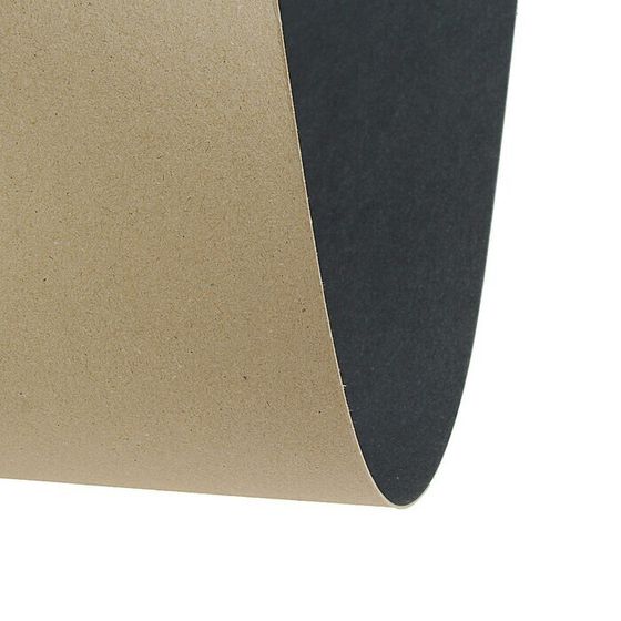 !09 Картон - набор 5 штук - переплётный (обложечный) 1.25 мм, 65 х 95 см (+- 1 см.), 800 г/м2, чёрный