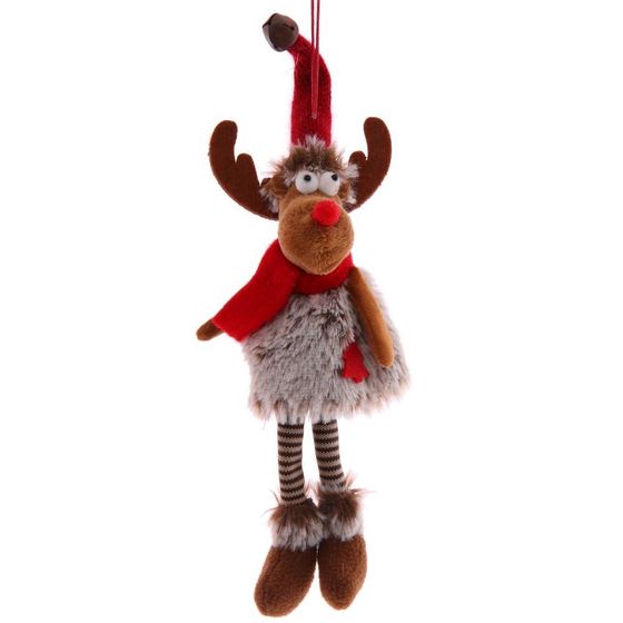 Изделие декоративное &quot;Олень&quot;, с колпаком, L8 W6 H25/18 см, 3в.