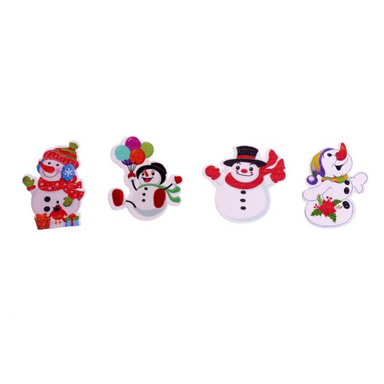 !09 Набор для декора «Снеговики» 48 шт., дизайн МИКС