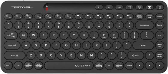 Клавиатура A4Tech Fstyler FBK36C AS беспров. черный BT/Radio