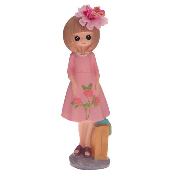 Фигурка декоративная &quot;Девочка&quot;, Д6,5 Ш6 В18,5 см, 4в.