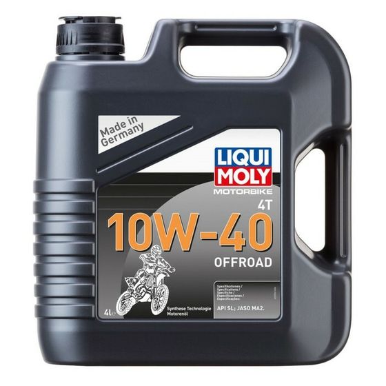 Масло моторное LiquiMoly 4T 10W-40 Motorbike Offroad, 4 л