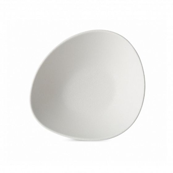 Салатник треугольный ROCK WHITE 16см