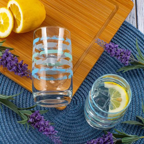 Стакан высокий ФРАНЦУЗСКИЙ РЕСТОРАНЧИК 330мл Кисточка