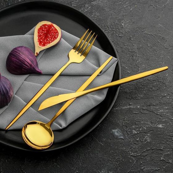 !09 Набор из трёх столовых приборов «Искусство наслаждения», 26,5 см