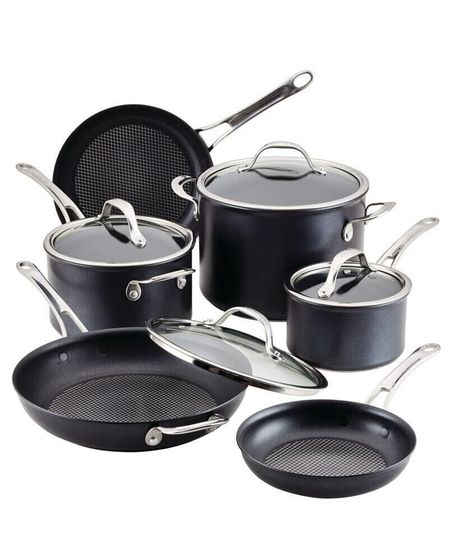 X Hybrid Nonstick Induction Cookware Set, 10 Piece