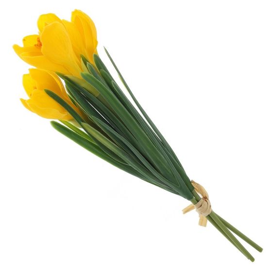 Цветы искусственные &quot;Букет Крокусов&quot;, L11 W11 H31 см