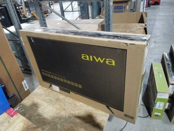 УЦЕНКА-Телевизор LED 40&quot; Aiwa 40FLE9600S черный SmartTV AndroidTV-(после ремонта упаковка нарушена)