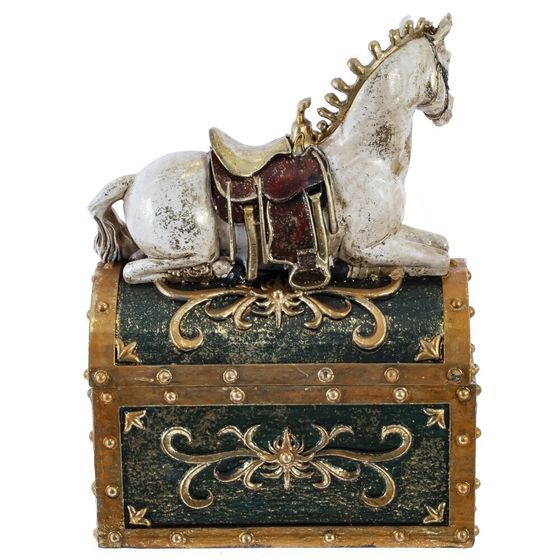 Шкатулка &quot;Лошадь&quot;, L14,5 W9 H20 см