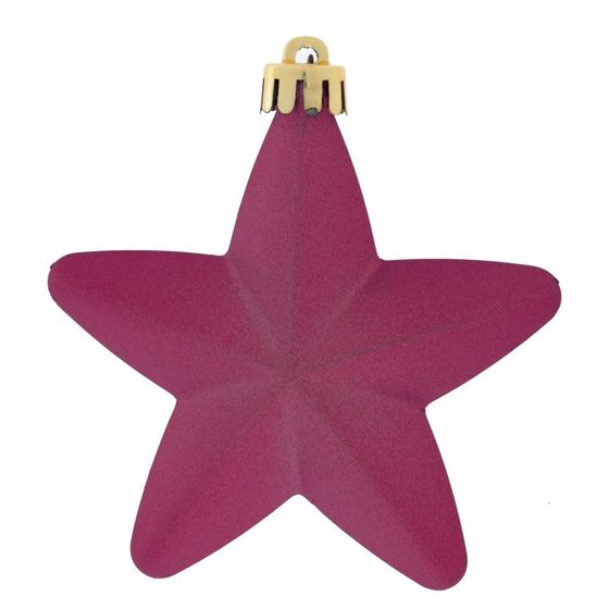 Набор из 6шт Украшение новогоднее &quot;Звезда&quot;, L8 W3 H8 см