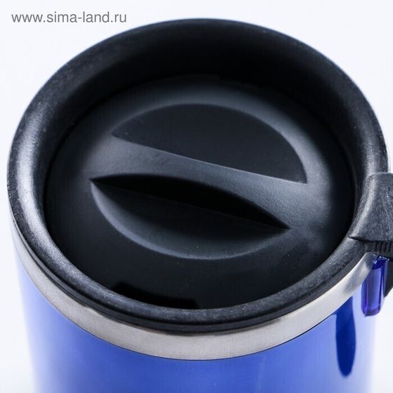!09 Термокружка, 450 мл, Алтай, сохраняет тепло 2 ч, 11 х 12 см, синяя