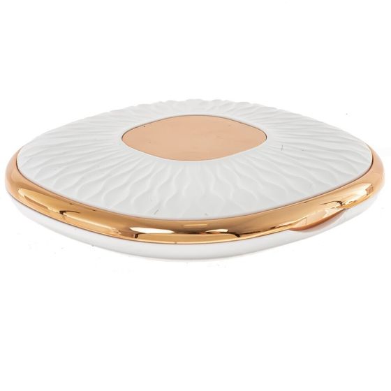 Зеркало карманное с увеличением, Д8,5 Ш8,5 В1,5 см