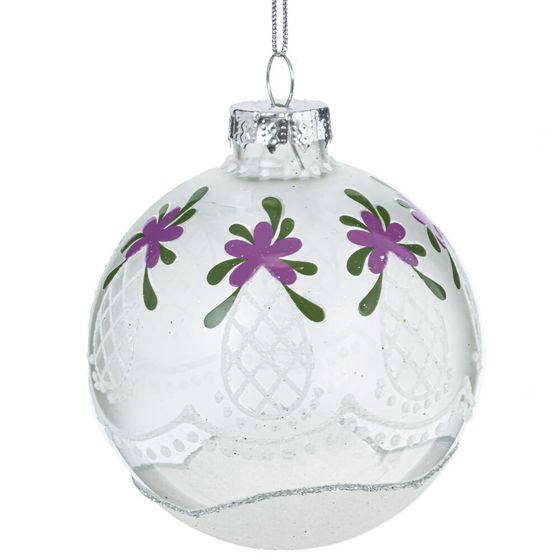 Набор из 12шт Украшение новогоднее &quot;Шар&quot;, D 8 см, L34 W25 H9 см