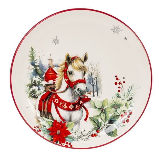 Тарелка &quot;Лошадь&quot;, L25,5 W25,5 H2,5 см