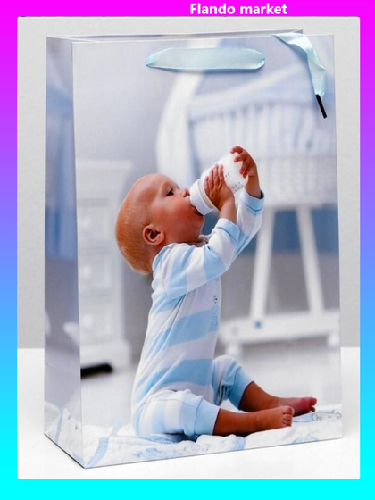 !09 Пакет (набор 3 штуки) ламинированный, 26 x 32 x 12 см.