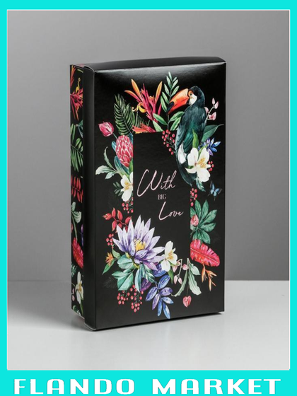 !Коробка складная 2 штуки «Цветочный сад», 21 × 15 × 7 см