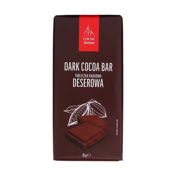 Шоколад тёмный Dark cocoa bar , 85 г