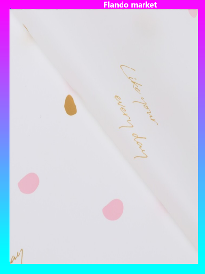 !Пленка для цветов, матовая,(5 штук), 58 х 58 см