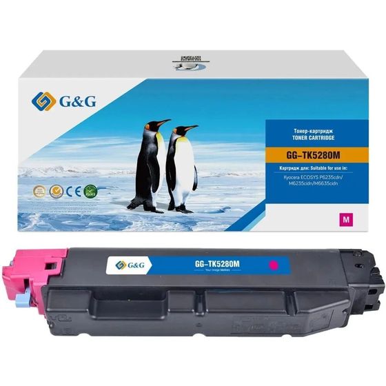 Картридж лазерный G&amp;G GG-TK5280M TK5280M пурпурный (11000стр.) для Kyocera ECOSYS P6235cdn/M6235cidn/M6635cidn