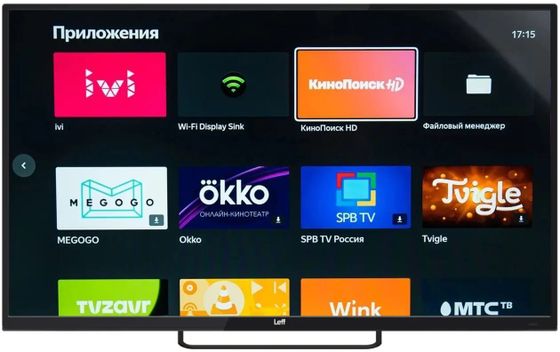 Телевизор LED 40&quot; Leff 40F540S черный FULL HD SmartTV ЯндексТВ