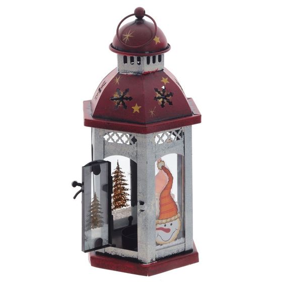 Подсвечник  &quot;Фонарь&quot;,L12,5 W11 H24 см, 2в.