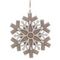 Украшение новогоднее &quot;Снежинка&quot;, L10 W0,5 H11 см, 3в.