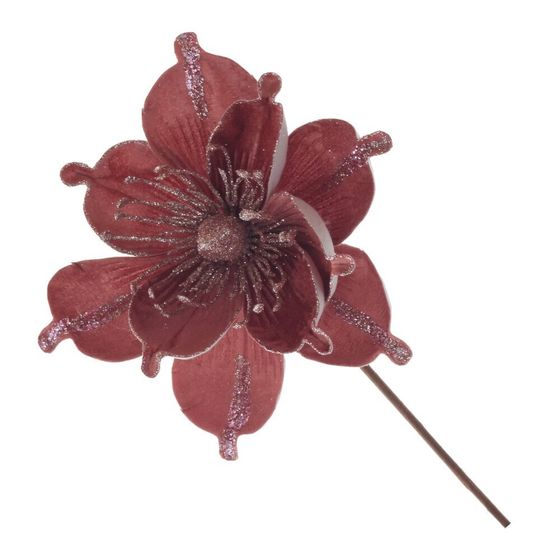 Цветок искусственный &quot;Магнолия&quot;, L21 W21 H38 см, 6в.