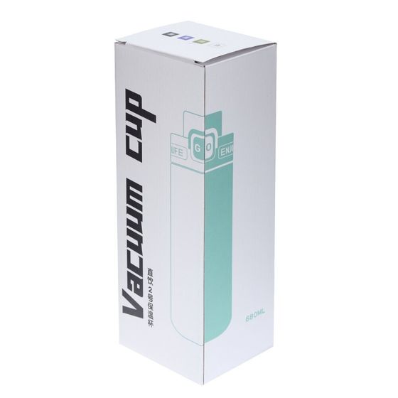 Термос, 680 мл, L7,5 W7,5 H25 см, дизайн микс