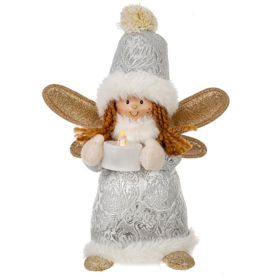 Игрушка набивная &quot;Ангел&quot;, L12 W12 H25 см, 2в.