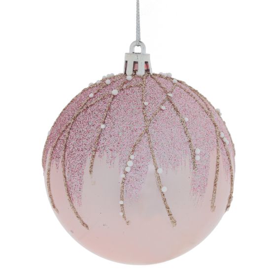 Набор из 12шт Украшение новогоднее "Шар", D 8 см, L35 W27 H9 см