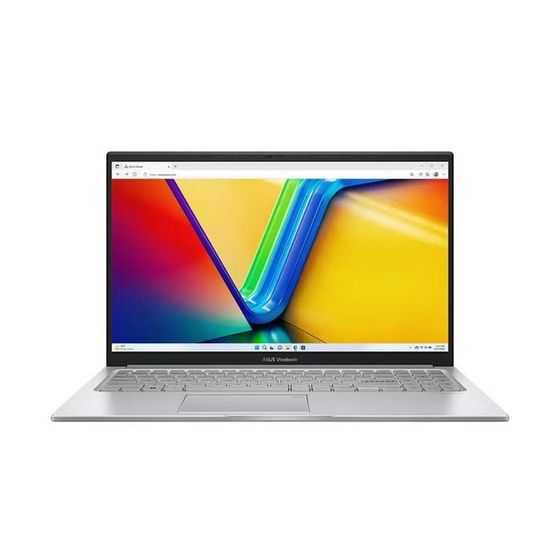 Ноутбук Asus VivoBook X1504ZA, 15.6&quot;, i5 1235U, 8 Гб, SSD 512 Гб, UHD, noOS, серебристый