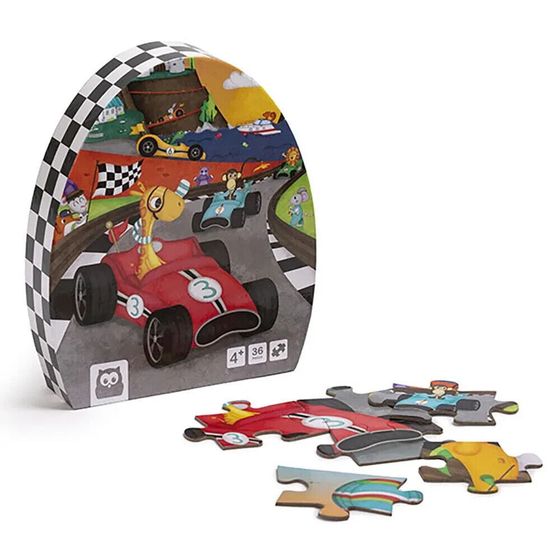 EUREKAKIDS Racing puzzle 36 pieces