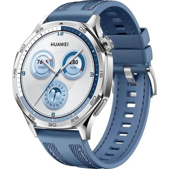 Смарт-часы Huawei GT 5 BLUE VLI-B19 55020DGJ 1.43&quot; 140-210мм голубой (55020DGJ)