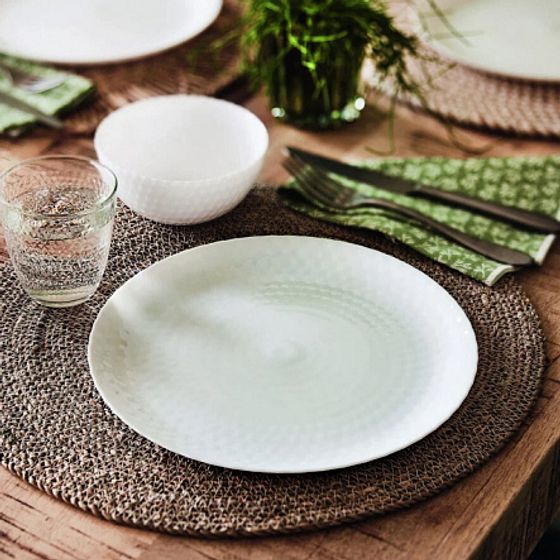 Тарелка десертная ПАМПИЛЬ УАЙТ 19см