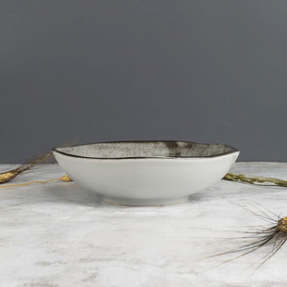 Тарелка суповая STONE DARK 20см