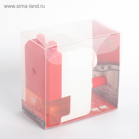 !Точилка механическая с контейнером "Классика", МИКС