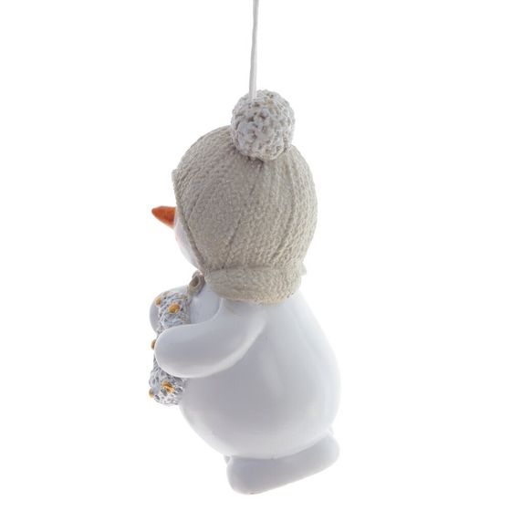 Изделие декоративное подвесное &quot;Снеговик&quot;, L6 W4,5 H10 см, 2в.