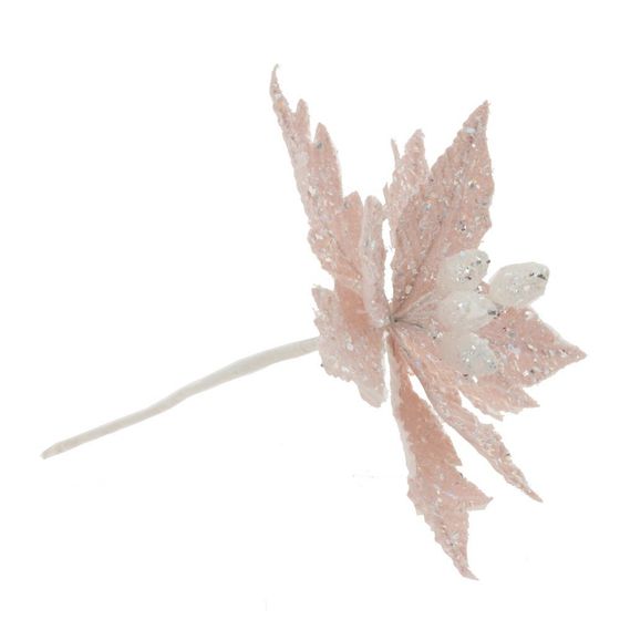 Цветок искусственный &quot;Пуансеттия&quot;, L23 W23 H37 см