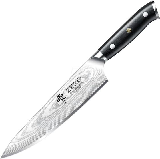 Kozygear KozyGear Premier 8&quot; 33cm Profi-Kochmesser Japan. Superstahl