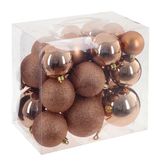 Набор из 26шт Украшение новогоднее "Шар", D9 см, L28 W18 H25 см