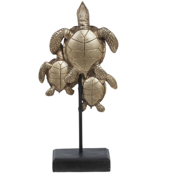 Фигурка декоративная "Черепахи", Д14 Ш5 В30 см