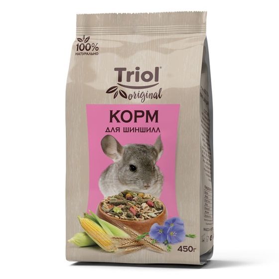 Корм Triol для шиншилл, 450 г