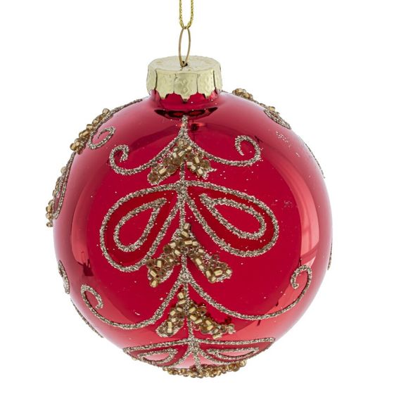 Набор из 12шт Украшение новогоднее &quot;Шар&quot;, D 8 см, L35 W25 H8,5 см