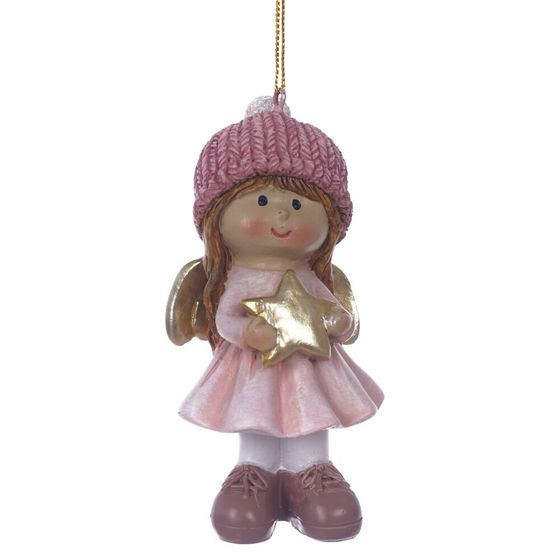 Фигурка декоративная подвесная &quot;Ангел&quot;,  L4,5 W3,5 H10 см, 2в.
