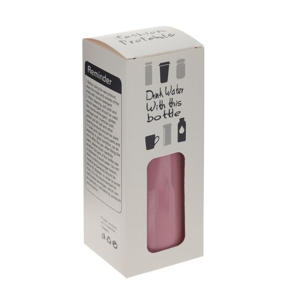 Бутылка, 300 мл, L7 W7 H18,5 см, дизайн микс