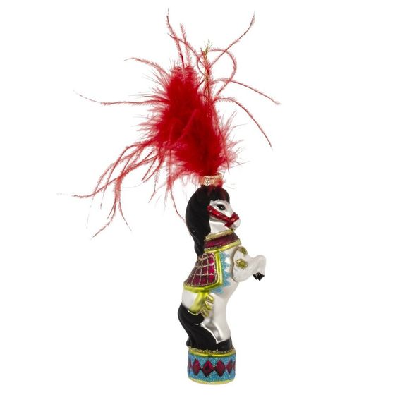 Украшение новогоднее &quot;Лошадка&quot;, L5 W3 H15 см, 3в.