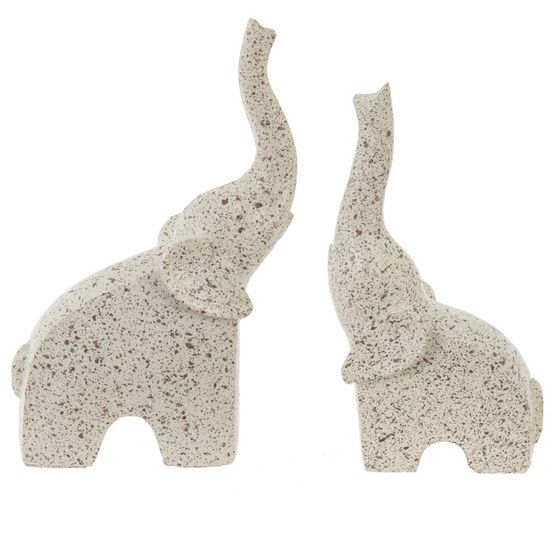 Набор из 2 фигурок декоративных &quot;Слон&quot;, L8 W3 H14 см
